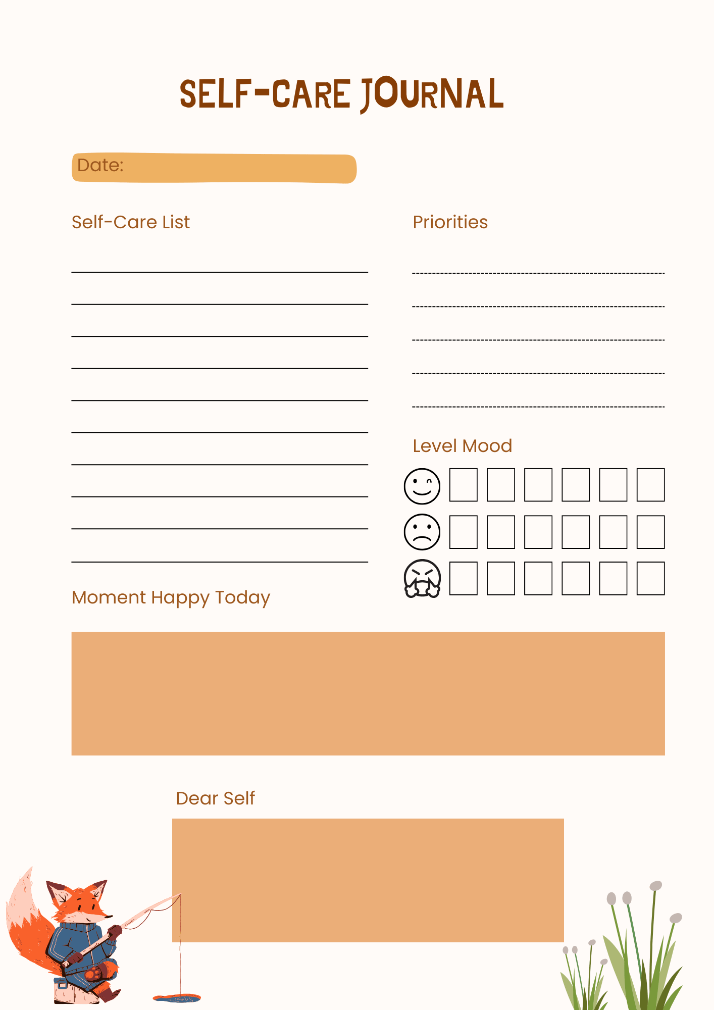 Self-Care Journal