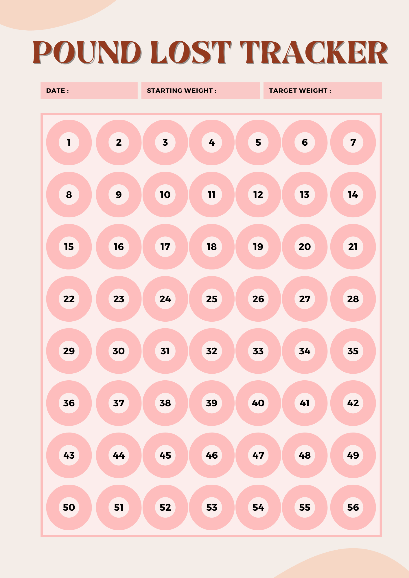 Weight Loss Journal