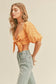 Gold Digger Front Tie Top