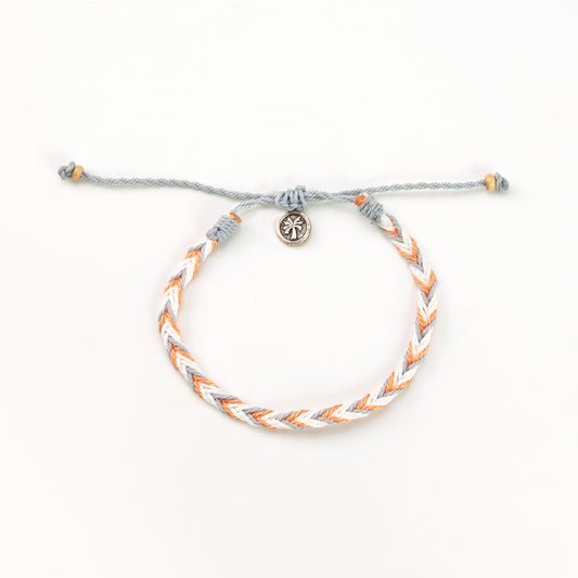 Kima Braided Bracelet Coral