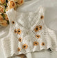 The Sunflower Crochet Vest